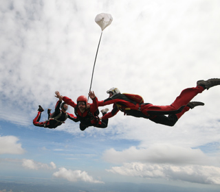 Saut en parachute