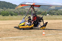 Vol découverte ULM - vue du cockpit